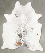 Salt and Pepper Brown XX-Large Brazilian Cowhide Rug 8'2"H x 6'5"W #B27178 by Hudson Hides