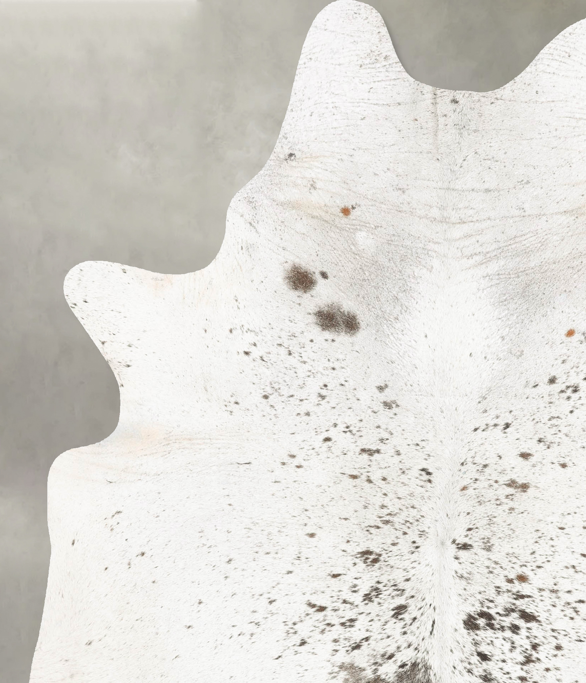 Salt and Pepper Brown XX-Large Brazilian Cowhide Rug 8'2"H x 6'5"W #B27178 by Hudson Hides