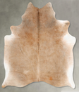 Light Caramel X-Large Brazilian Cowhide Rug 7'2"H x 6'4"W #B27180 by Hudson Hides