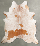 Salt and Pepper Brown XX-Large Brazilian Cowhide Rug 8'0"H x 6'8"W #B27181 by Hudson Hides