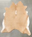 Palomino XX-Large Brazilian Cowhide Rug 7'3"H x 7'0"W #B27182 by Hudson Hides