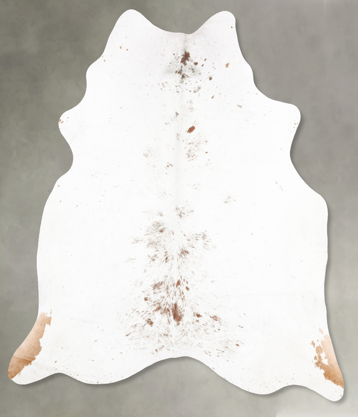Salt and Pepper Brown Cowhide Rug #B27187