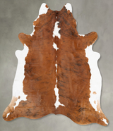 Tricolor XX-Large Brazilian Cowhide Rug 8'2"H x 7'2"W #B27191 by Hudson Hides