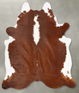 Hereford XX-Large Brazilian Cowhide Rug 8'1"H x 7'0"W #B27192 by Hudson Hides