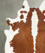 Hereford XX-Large Brazilian Cowhide Rug 7'10"H x 6'8"W #B27193 by Hudson Hides
