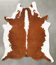 Hereford XX-Large Brazilian Cowhide Rug 8'10"H x 7'5"W #B27197 by Hudson Hides