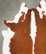 Hereford XX-Large Brazilian Cowhide Rug 8'10"H x 7'5"W #B27197 by Hudson Hides