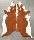 Hereford XX-Large Brazilian Cowhide Rug 8'1"H x 7'0"W #B27199 by Hudson Hides