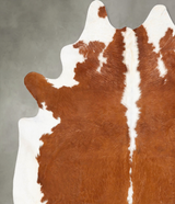 Hereford XX-Large Brazilian Cowhide Rug 8'1"H x 7'0"W #B27199 by Hudson Hides