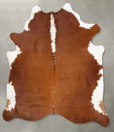 Hereford XX-Large Brazilian Cowhide Rug 8'6"H x 7'3"W #B27200 by Hudson Hides