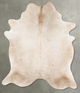 Champagne X-Large Brazilian Cowhide Rug 7'5"H x 6'1"W #B27203 by Hudson Hides