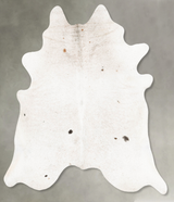 Salt and Pepper Brown XX-Large Brazilian Cowhide Rug 7'5"H x 6'9"W #B27207 by Hudson Hides