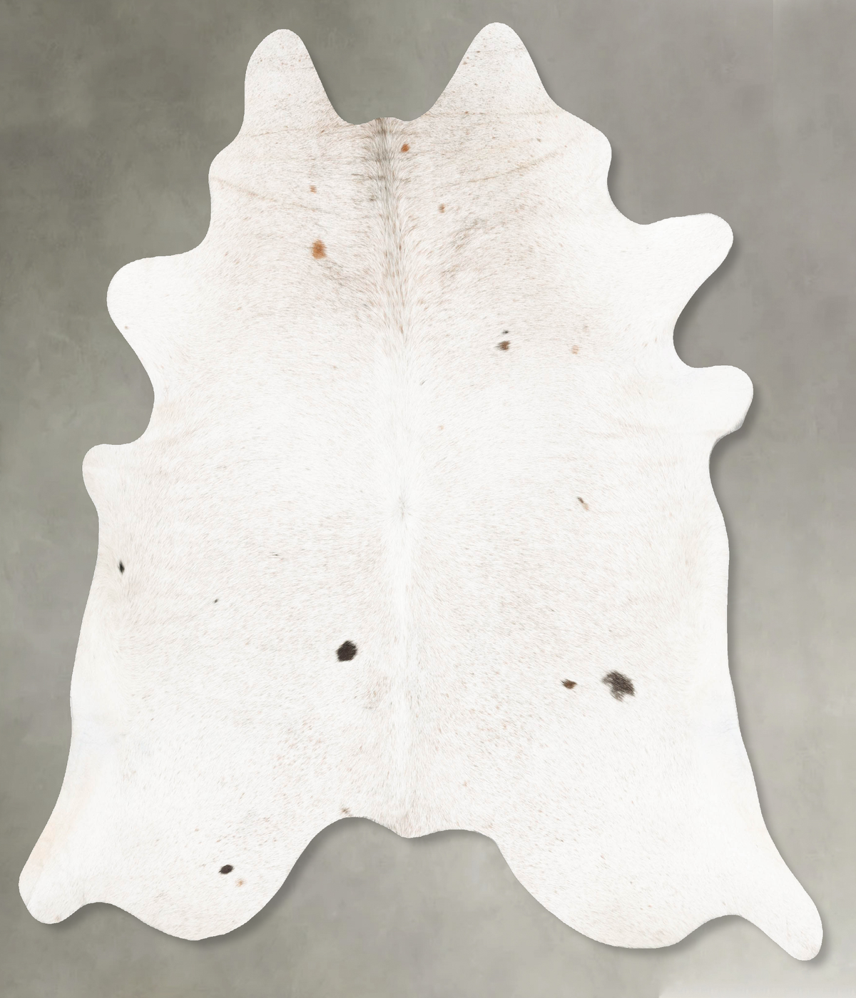 Salt and Pepper Brown Cowhide Rug #B27207
