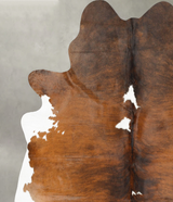 Tricolor XX-Large Brazilian Cowhide Rug 7'9"H x 6'8"W #B27210 by Hudson Hides