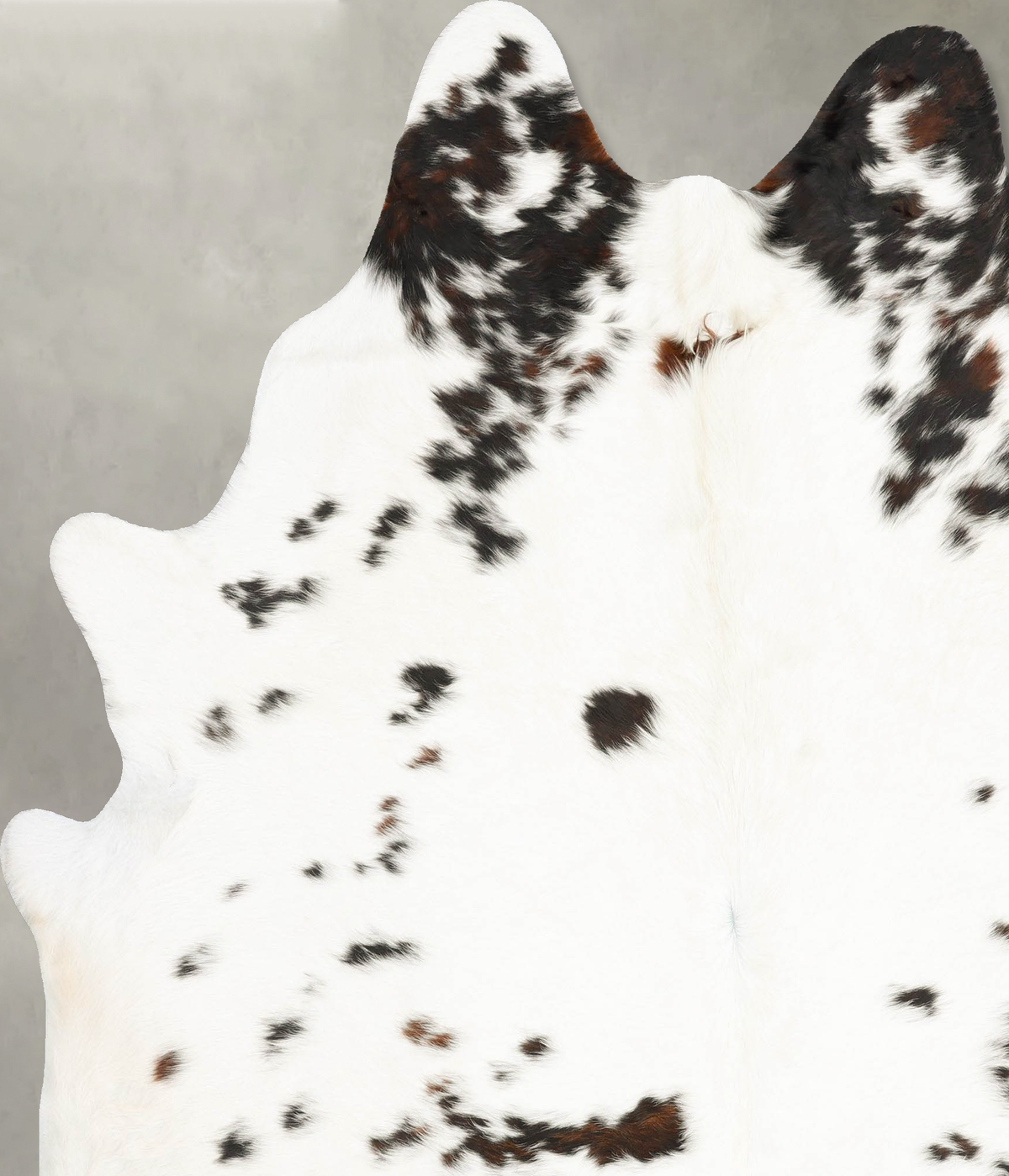 Salt and Pepper Black XX-Large Brazilian Cowhide Rug 7'8"H x 6'9"W #B27211 by Hudson Hides