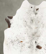 Salt and Pepper Black XX-Large Brazilian Cowhide Rug 8'3"H x 7'3"W #B27214 by Hudson Hides