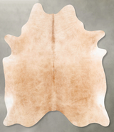 Beige XX-Large Brazilian Cowhide Rug 8'4"H x 6'7"W #B27215 by Hudson Hides