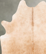 Beige XX-Large Brazilian Cowhide Rug 8'4"H x 6'7"W #B27215 by Hudson Hides