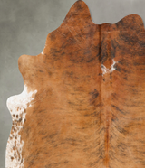 Medium Brindle XX-Large Brazilian Cowhide Rug 7'6"H x 6'9"W #B27216 by Hudson Hides