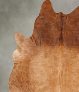 Solid Brown XX-Large Brazilian Cowhide Rug 8'3"H x 7'2"W #B27220 by Hudson Hides