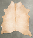 Beige XX-Large Brazilian Cowhide Rug 8'7"H x 6'9"W #B27222 by Hudson Hides