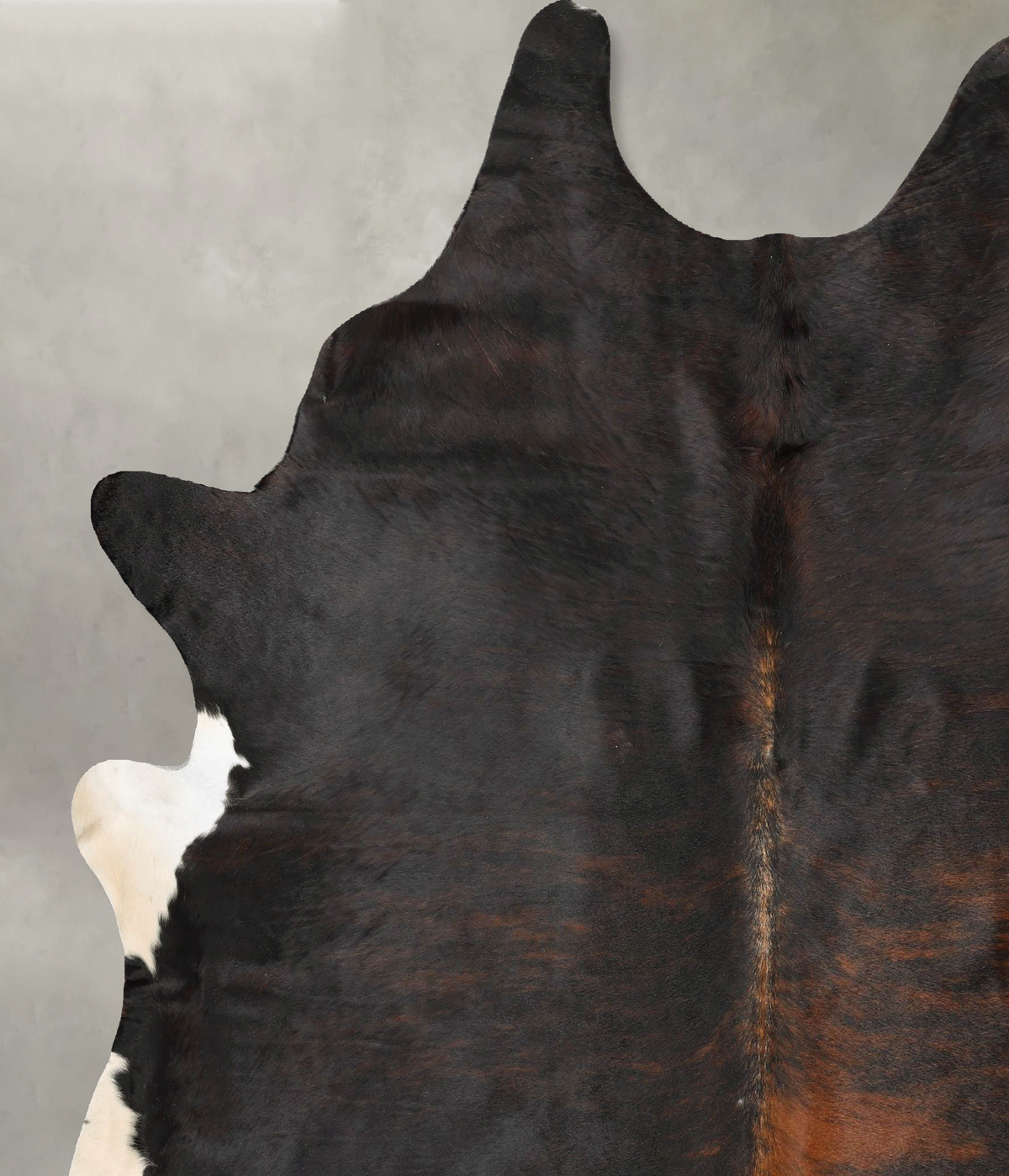 Dark Brindle XX-Large Brazilian Cowhide Rug 8'6"H x 6'11"W #B27224 by Hudson Hides