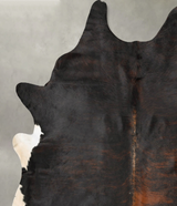 Dark Brindle XX-Large Brazilian Cowhide Rug 8'6"H x 6'11"W #B27224 by Hudson Hides