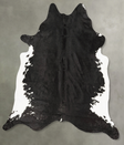 Black and White XX-Large Brazilian Cowhide Rug 8'0"H x 7'1"W #B27226 by Hudson Hides
