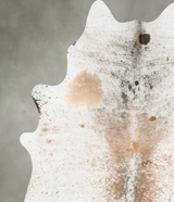 Salt and Pepper Brown XX-Large Brazilian Cowhide Rug 8'5"H x 7'0"W #B27227 by Hudson Hides