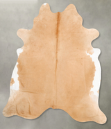 Beige XX-Large Brazilian Cowhide Rug 8'8"H x 7'9"W #B27228 by Hudson Hides