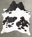Black and White XX-Large Brazilian Cowhide Rug 8'4"H x 6'6"W #B27233 by Hudson Hides