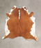 Hereford XX-Large Brazilian Cowhide Rug 7'10