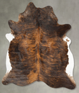 Dark Brindle XX-Large Brazilian Cowhide Rug 7'9"H x 6'6"W #B27241 by Hudson Hides