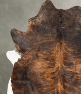 Dark Brindle XX-Large Brazilian Cowhide Rug 7'9"H x 6'6"W #B27241 by Hudson Hides