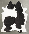 Black and White XX-Large Brazilian Cowhide Rug 7'11"H x 6'10"W #B27242 by Hudson Hides