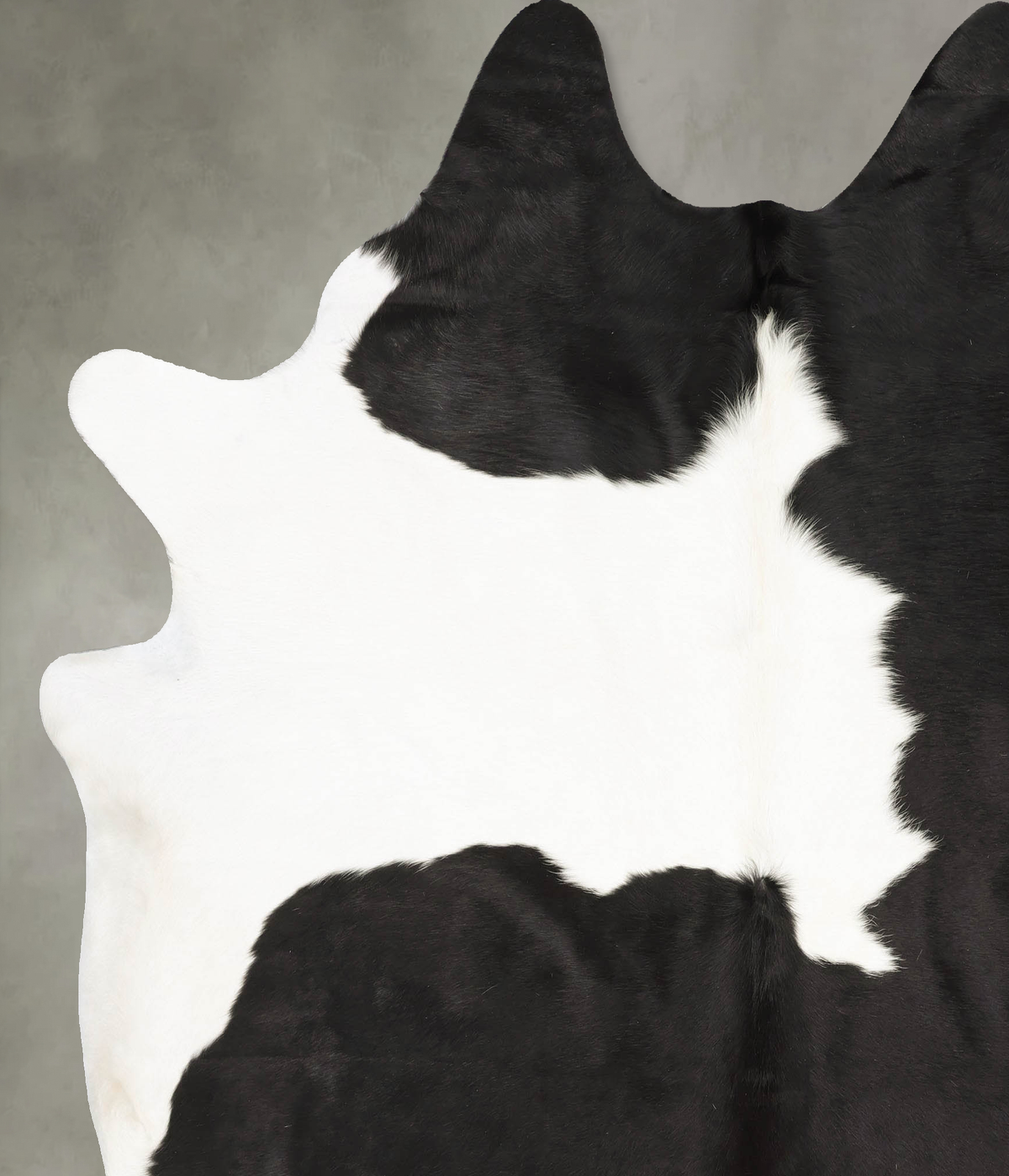 Black and White XX-Large Brazilian Cowhide Rug 7'11"H x 6'10"W #B27242 by Hudson Hides