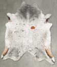 Salt and Pepper Black XX-Large Brazilian Cowhide Rug 7'11"H x 7'2"W #B27243 by Hudson Hides