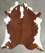 Hereford XX-Large Brazilian Cowhide Rug 7'10"H x 7'3"W #B27248 by Hudson Hides