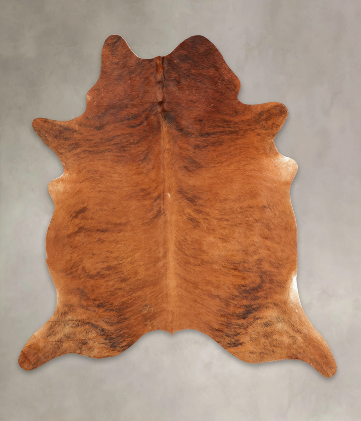 Medium Brindle XX-Large Brazilian Cowhide Rug 7'6"H x 6'9"W #B2725 by Hudson Hides