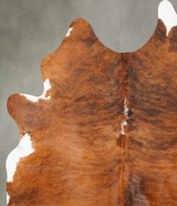 Medium Brindle X-Large Brazilian Cowhide Rug 8'0"H x 6'0"W #B27252 by Hudson Hides