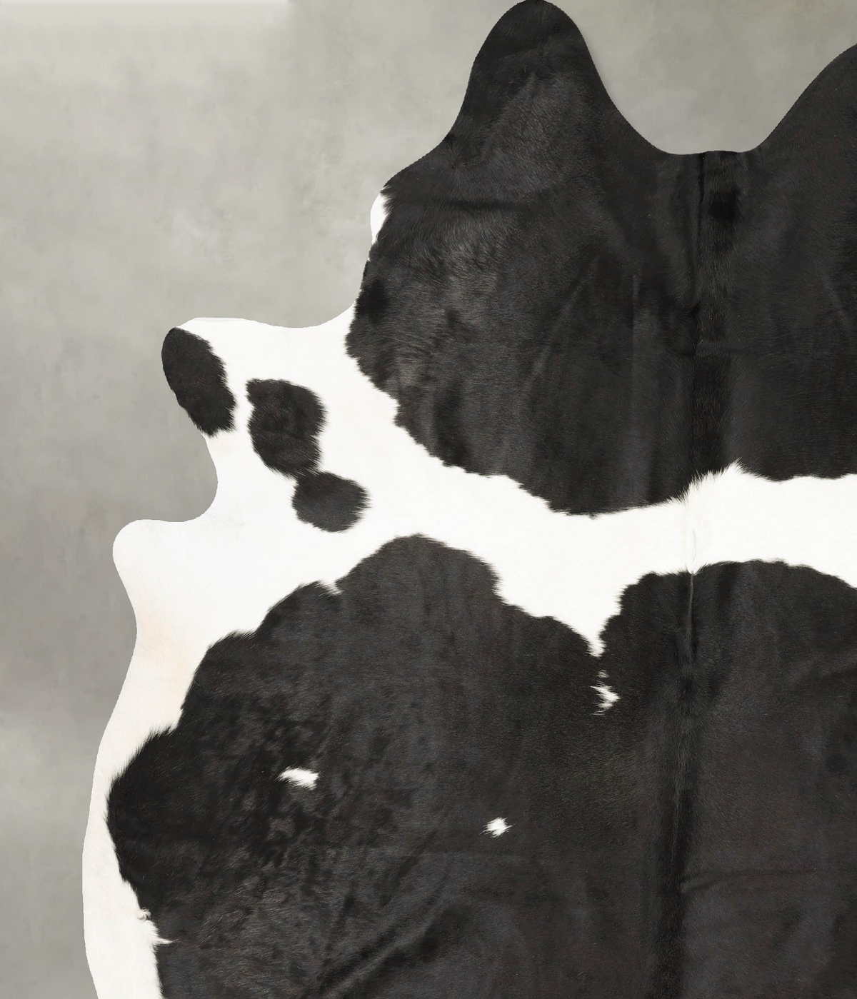 Black and White XX-Large Brazilian Cowhide Rug 8'7"H x 6'11"W #B27253 by Hudson Hides