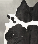 Black and White XX-Large Brazilian Cowhide Rug 8'7"H x 6'11"W #B27253 by Hudson Hides