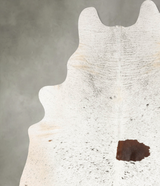 Salt and Pepper Brown XX-Large Brazilian Cowhide Rug 9'2"H x 6'9"W #B27254 by Hudson Hides