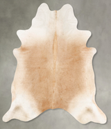 Light Caramel XX-Large Brazilian Cowhide Rug 8'1"H x 7'1"W #B27257 by Hudson Hides