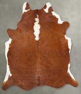 Hereford XX-Large Brazilian Cowhide Rug 8'2"H x 6'9"W #B27259 by Hudson Hides