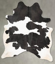 Black and White XX-Large Brazilian Cowhide Rug 9'7"H x 7'3"W #B27261 by Hudson Hides