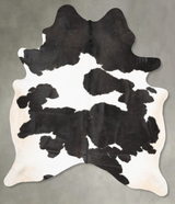 Black and White XX-Large Brazilian Cowhide Rug 9'7"H x 7'3"W #B27261 by Hudson Hides