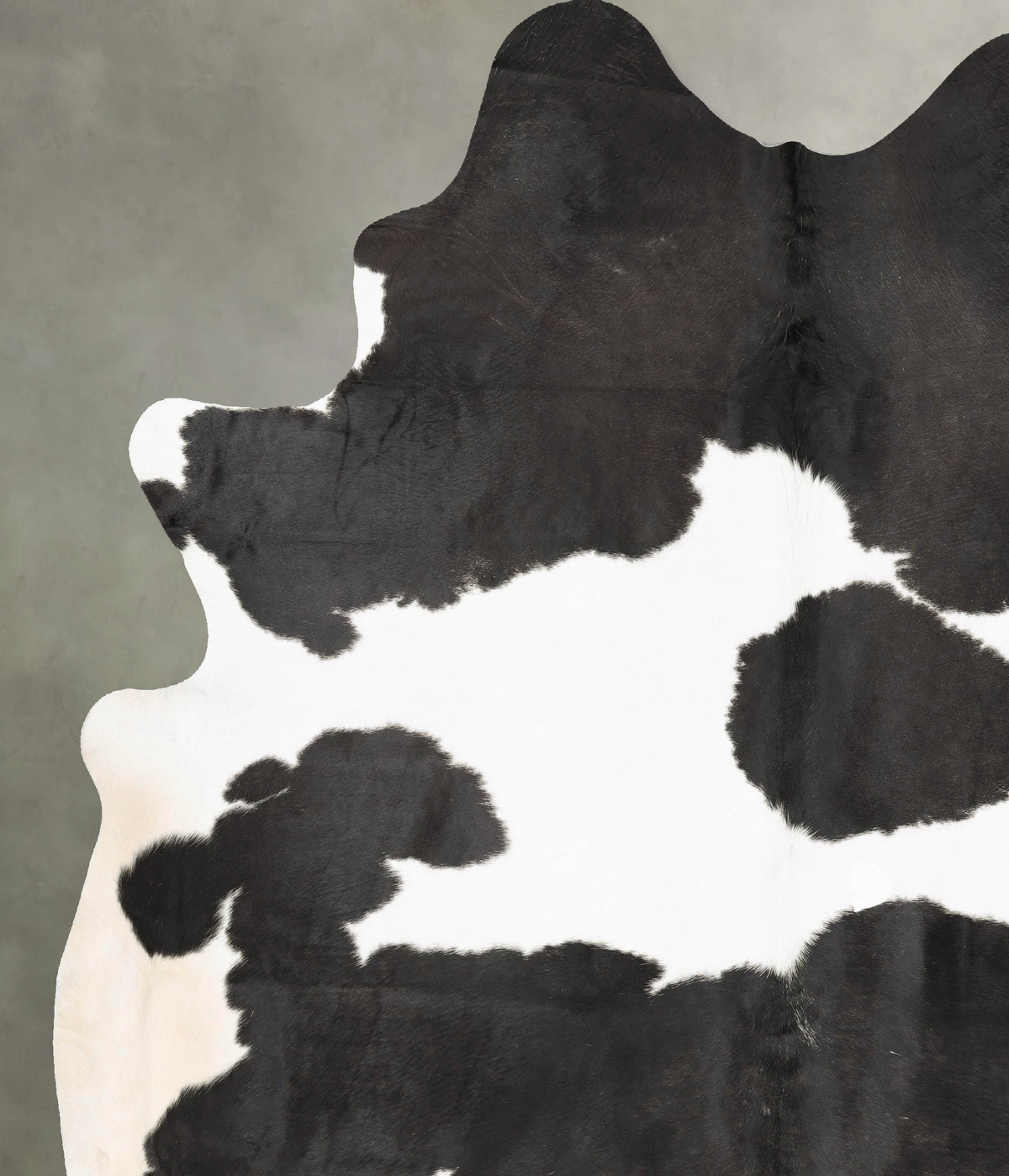 Black and White XX-Large Brazilian Cowhide Rug 9'7"H x 7'3"W #B27261 by Hudson Hides