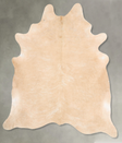 Palomino XX-Large Brazilian Cowhide Rug 8'11"H x 7'6"W #B27264 by Hudson Hides