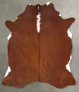 Hereford X-Large Brazilian Cowhide Rug 8'0"H x 6'1"W #B27265 by Hudson Hides